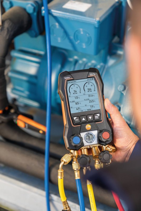Testo 557s chytrá sada pro vakuum - Chytrý digitál Bezdrátové měření vakua a teploty Bluetooth